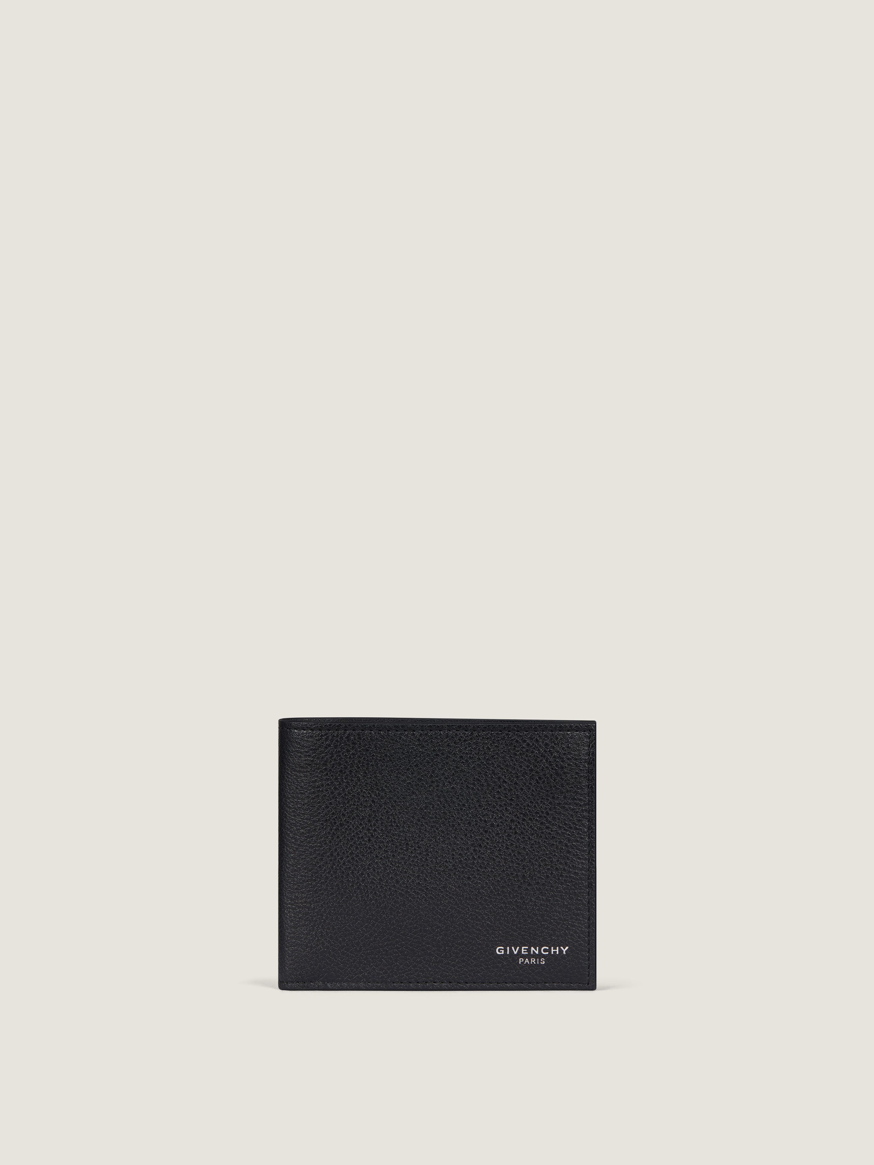 Wallet in grained leather